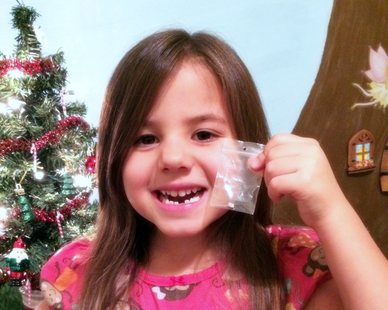 We hit the Tooth Fairy milestone this week. I was happily prepared for this, ready to mark the moment with some cute items that made it special for us both.