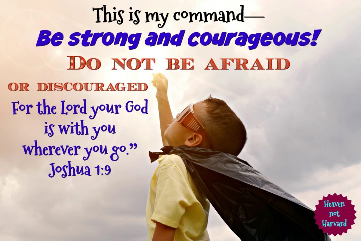 joshua printable children empowering verse heaven them heavennotharvard