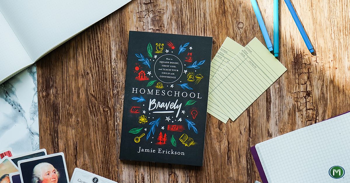 Homeschool bravely? How could I possibly homeschool, much less bravely? In Jamie Erickson's Homeschool Bravely, find encouragement, support, & hope!